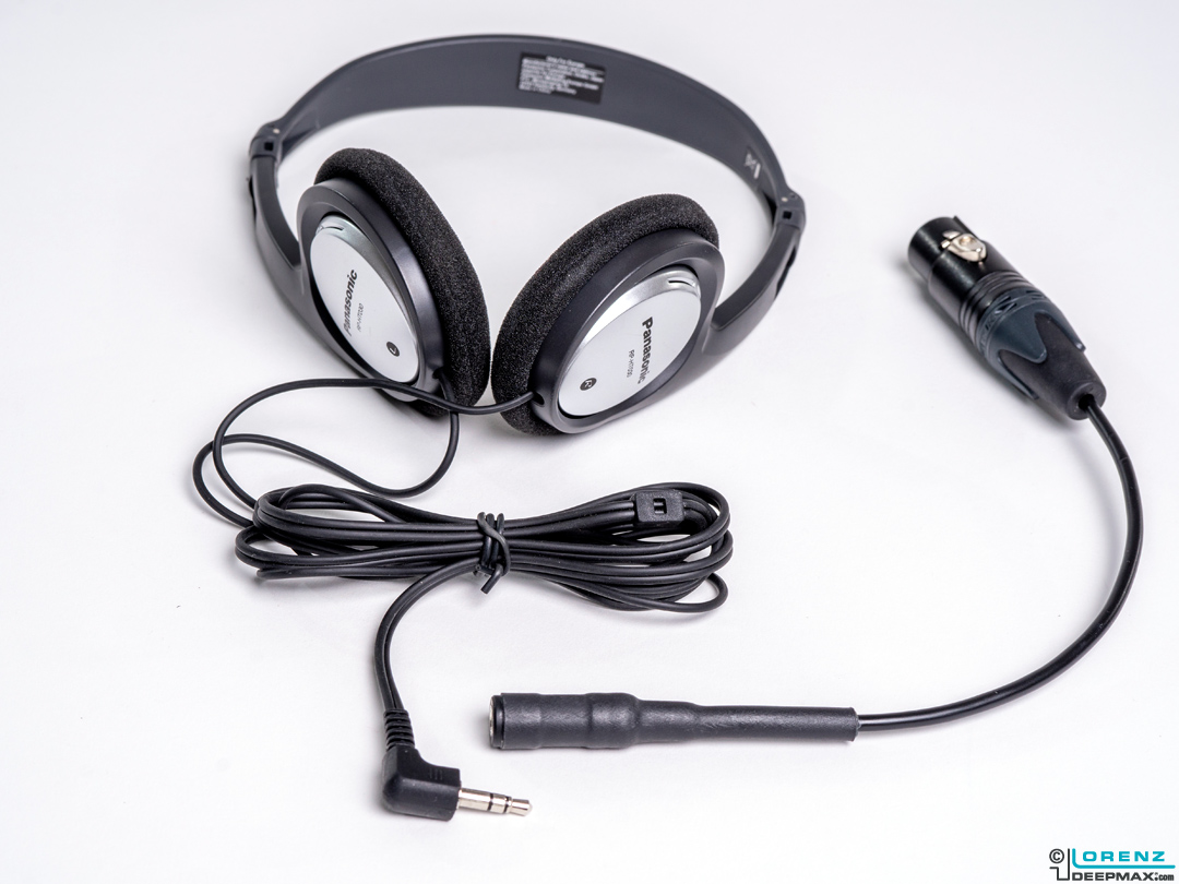 Headphone with adapter